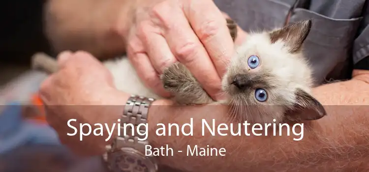 Spaying and Neutering Bath - Maine
